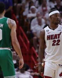  塔图姆三分雨浇灭热火反扑，凯尔特人横扫迈阿密豪取六连胜